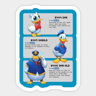 Donald Evolution Sticker